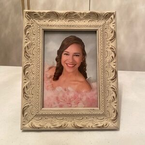 Antique White Picture Frame with Distress Detail
